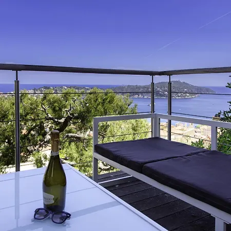 S13 Staywizus - Panoramic Cap Ferrat View For 8 Ac Parking & Bbq فيلة