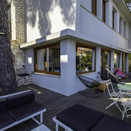 S13 Staywizus - Panoramic Cap Ferrat View For 8 Ac Parking & Bbq Villa Villefranche-sur-Mer