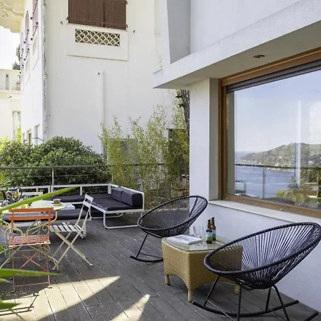 S13 Staywizus - Panoramic Cap Ferrat View For 8 Ac Parking & Bbq