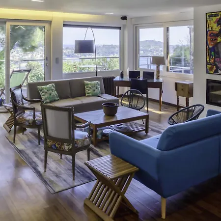 S13 Staywizus - Panoramic Cap Ferrat View For 8 Ac Parking & Bbq Villefranche-sur-Mer
