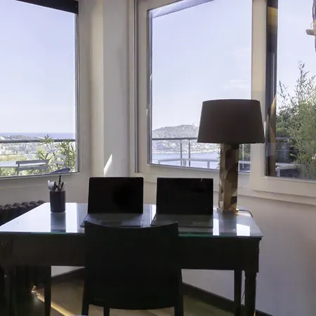 S13 Staywizus - Panoramic Cap Ferrat View For 8 Ac Parking & Bbq Villa Villefranche-sur-Mer