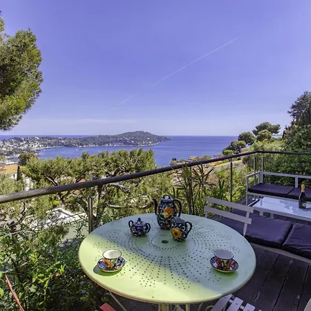 Villa S13 Staywizus - Panoramic Cap Ferrat View For 8 Ac Parking & Bbq