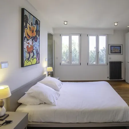 S13 Staywizus - Panoramic Cap Ferrat View For 8 Ac Parking & Bbq Villa