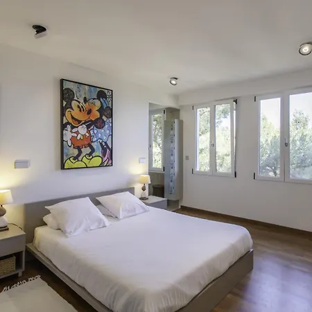 S13 Staywizus - Panoramic Cap Ferrat View For 8 Ac Parking & Bbq فيلة *