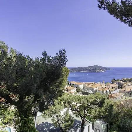 S13 Staywizus - Panoramic Cap Ferrat View For 8 Ac Parking & Bbq Villa